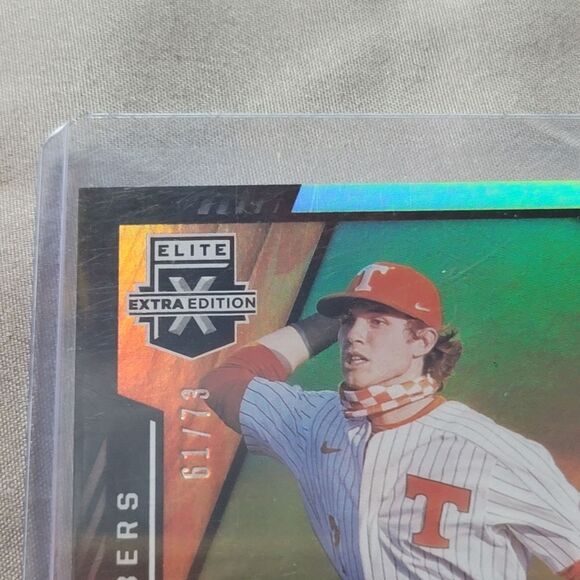 Panini Elite Extra Max Ferguson San Diego holographic signed rookie card #61/73 - Picture 4 of 12